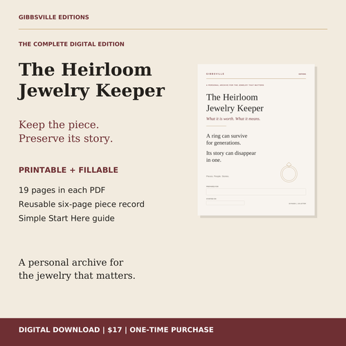 The Heirloom Jewelry Keeper — Product Overview