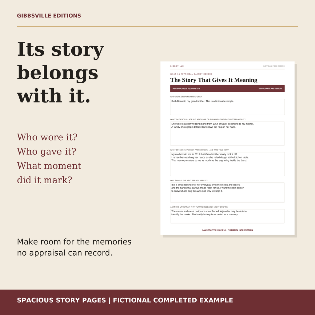 The Heirloom Jewelry Keeper — Preserve The Story