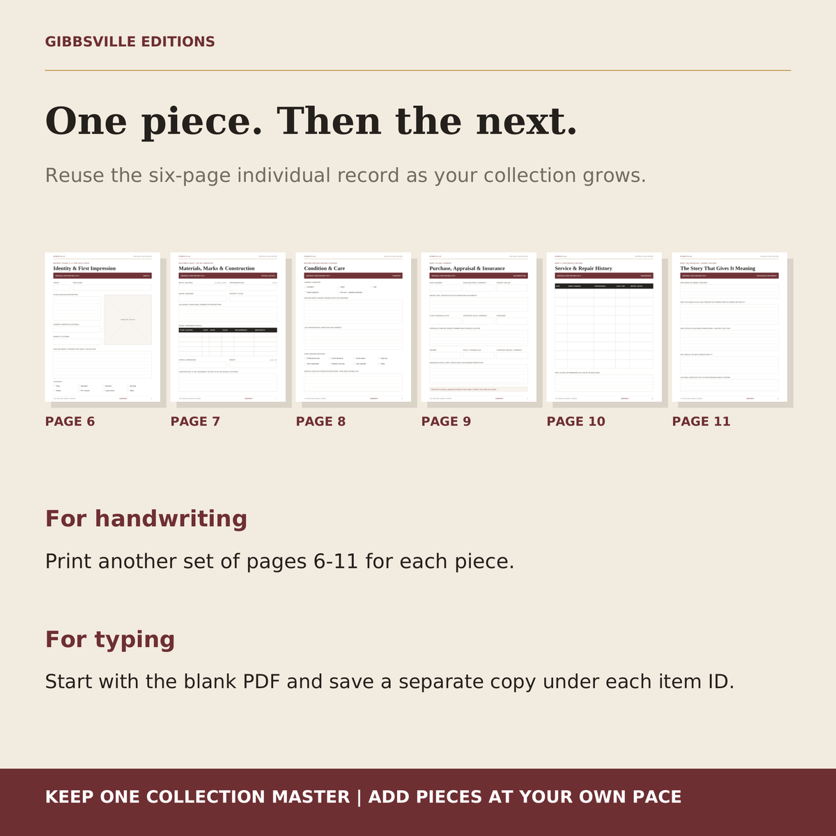 The Heirloom Jewelry Keeper — Reuse The Piece Record